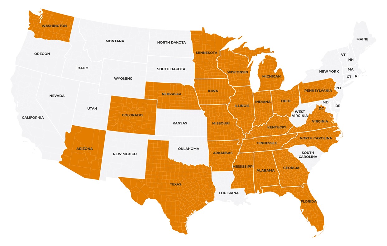 Join our team in any of 23 States